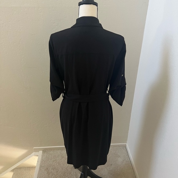 Michael Kors cotton/rayon dress with zipper and belt. Size L. Fits like a medium - Picture 2 of 2